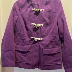 Old Navy Women's Deep Purple Toggle Utility Jacket